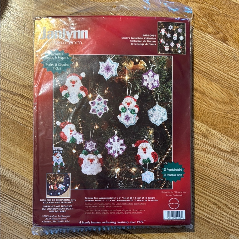 Holiday Ornament Kit - Red, White, Green